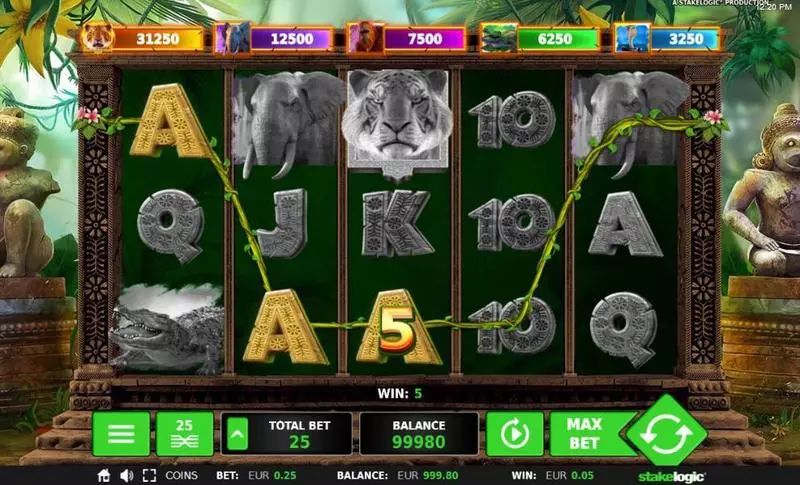 Big 5 Jungle Jackpot Fun Slot Game made by StakeLogic with 5 Reel and 25 Line