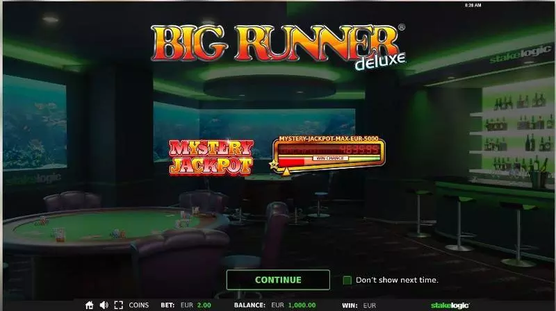 Big Runner Deluxe Fun Slot Game made by StakeLogic with 5 Reel and 33 Line