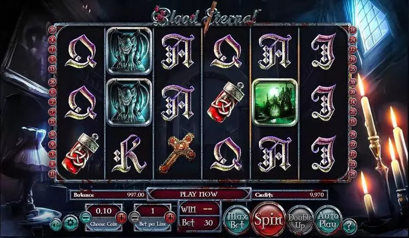 Blood Eternal Fun Slot Game made by BetSoft with 5 Reel and 30 Line