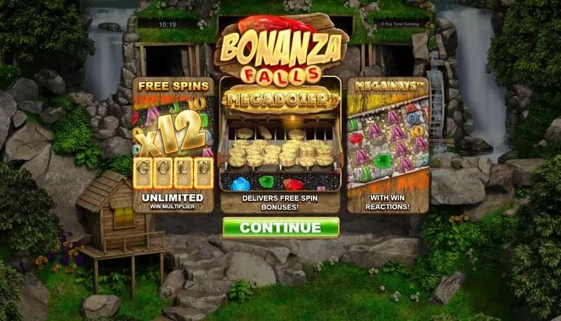 Bonanza Falls Fun Slot Game made by Big Time Gaming with 6 Reel and 34300 Ways