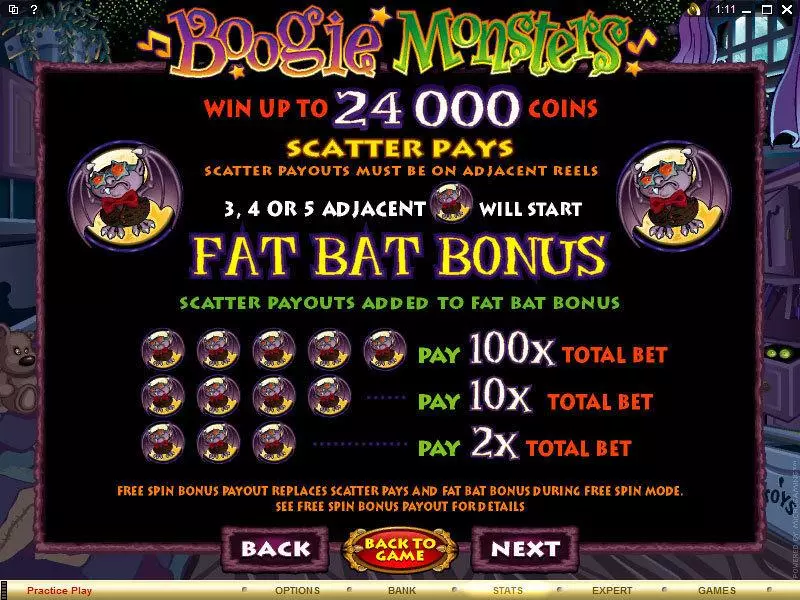Boogie Monsters Fun Slot Game made by Microgaming with 5 Reel and 40 Line