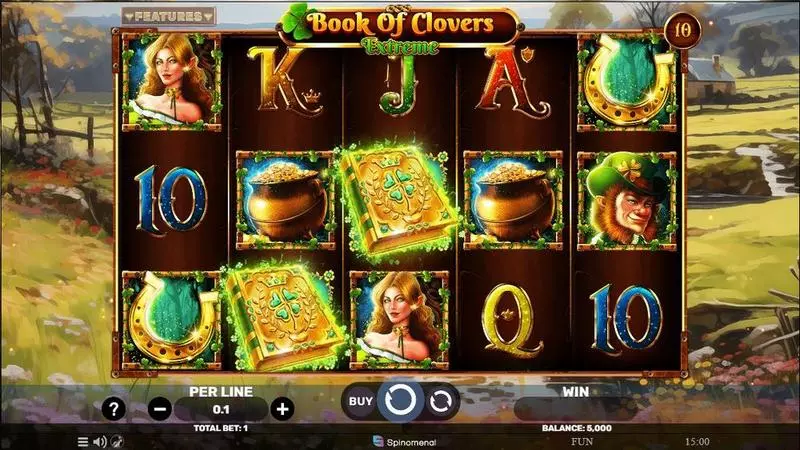 Book Of Clovers – Extreme Fun Slot Game made by Spinomenal with 5 Reel and 10 Line