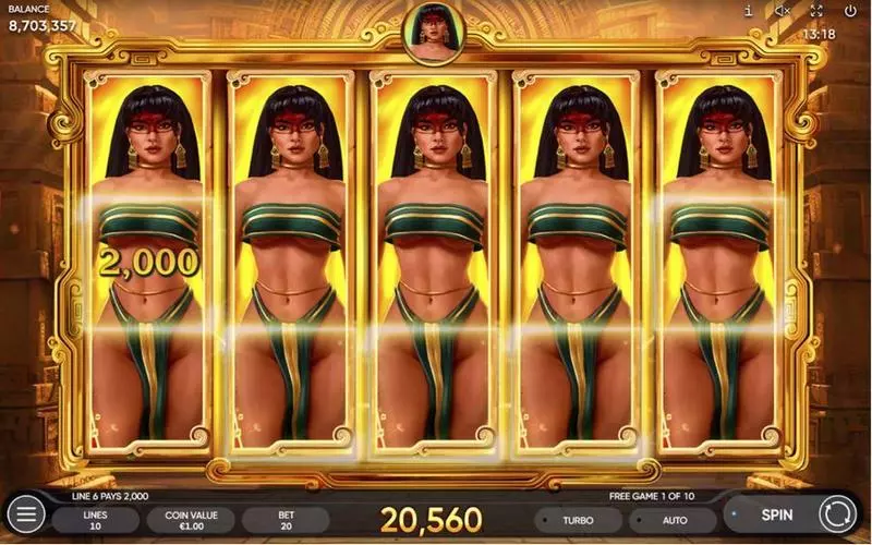 Book of Conquistador Fun Slot Game made by Endorphina with 5 Reel and 10 Line
