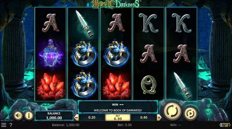 Book of Darkness Fun Slot Game made by BetSoft with 5 Reel and 10 Line