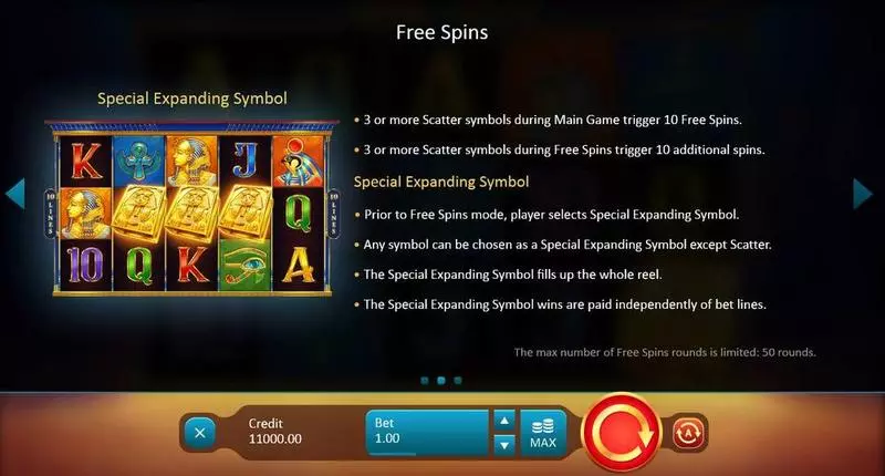 Book of Gold: Symbol Choice Fun Slot Game made by Playson with 5 Reel and 10 Line