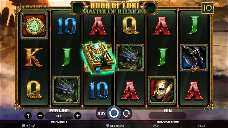 Book Of Loki – Master Of Illusions Fun Slot Game made by Spinomenal with 6 Reel and 10 Line