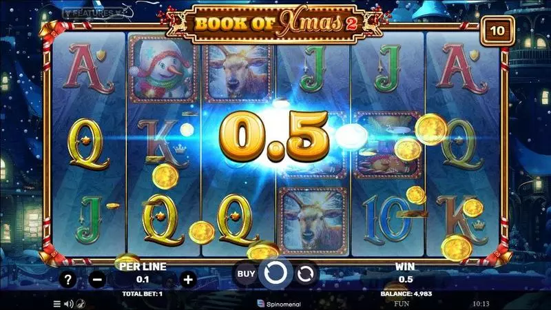 Book Of Xmas 2 Fun Slot Game made by Spinomenal with 6 Reel and 10 Line