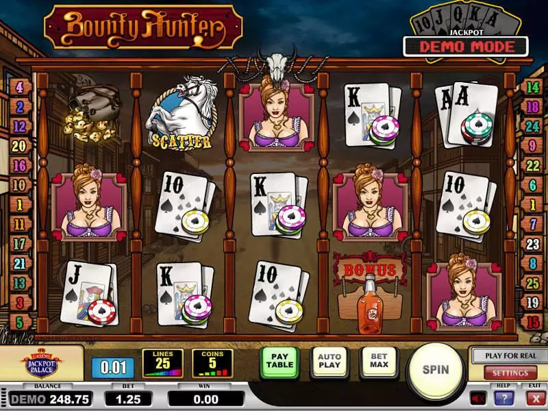 Bounty Hunter Fun Slot Game made by Play'n GO with 5 Reel and 25 Line