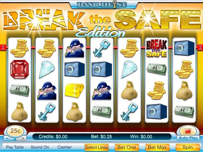 Break the Safe Fun Slot Game made by Byworth with 7 Reel and 10 Line