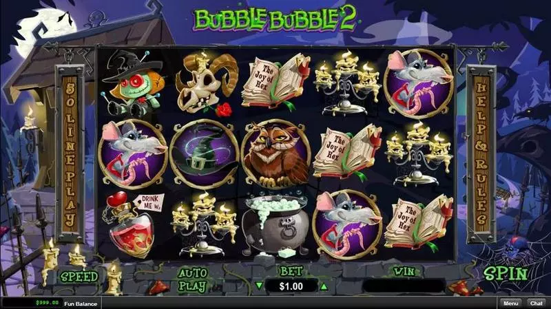 Bubble Bubble 2 Fun Slot Game made by RTG with 5 Reel and 50 Line