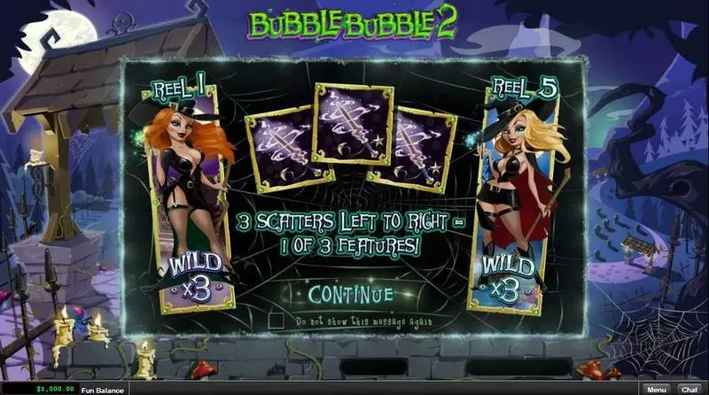 Bubble Bubble 2 Fun Slot Game made by RTG with 5 Reel and 50 Line