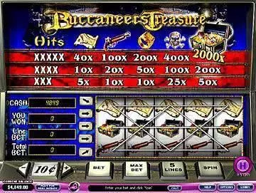 Buccaneers Treasure Fun Slot Game made by PlayTech with 5 Reel and 5 Line