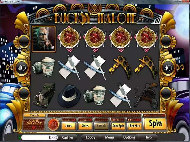 Bucksy Malone Fun Slot Game made by Saucify with 5 Reel and 40 Line