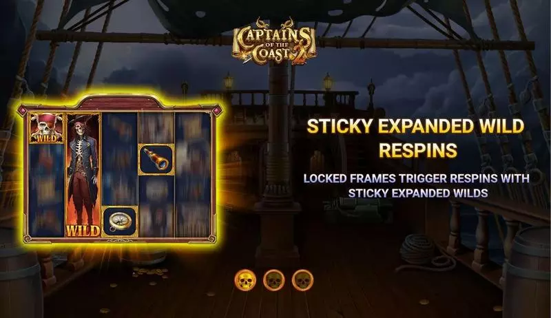 Captains of the Coast 2 Fun Slot Game made by Wizard Games with 5 Reel and 1024 Way