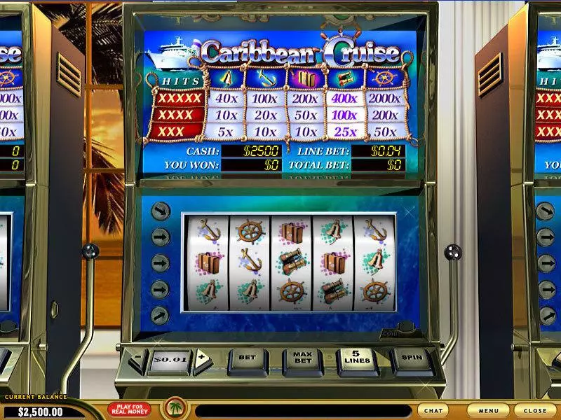 Caribbean Cruise Fun Slot Game made by PlayTech with 5 Reel and 5 Line