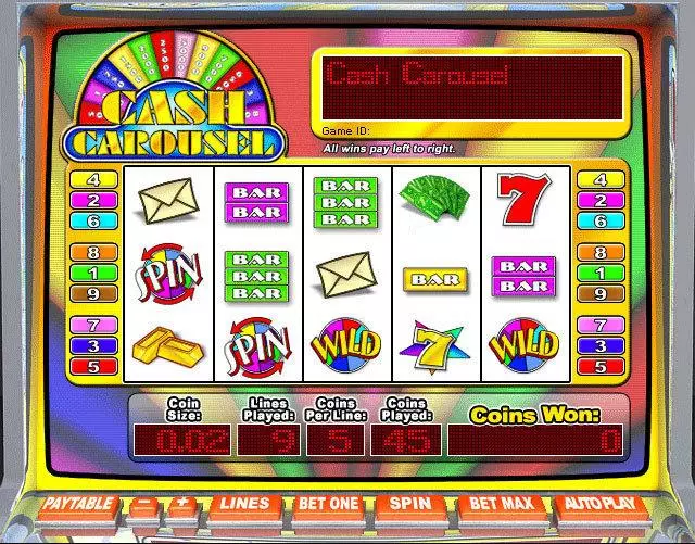 Cash Carousel Fun Slot Game made by Leap Frog with 5 Reel and 9 Line