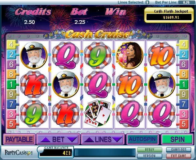 Cash Cruise Fun Slot Game made by Novomatic  