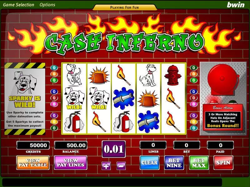 Cash Inferno Fun Slot Game made by Amaya with 5 Reel and 9 Line