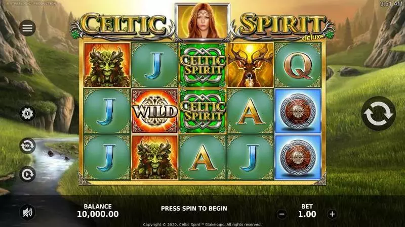 Celtic Spirit Fun Slot Game made by StakeLogic with 5 Reel and 20 Line