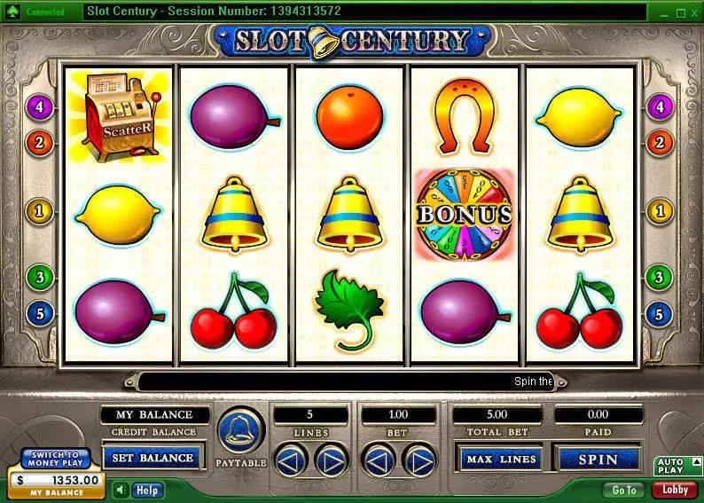 Century Fun Slot Game made by 888 with 5 Reel and 5 Line