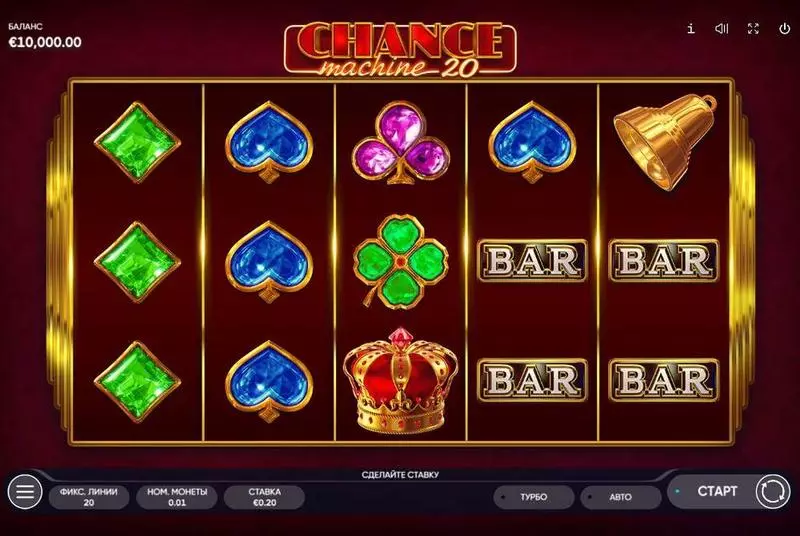Chance Machine 20 Fun Slot Game made by Endorphina with 5 Reel and 20 Line