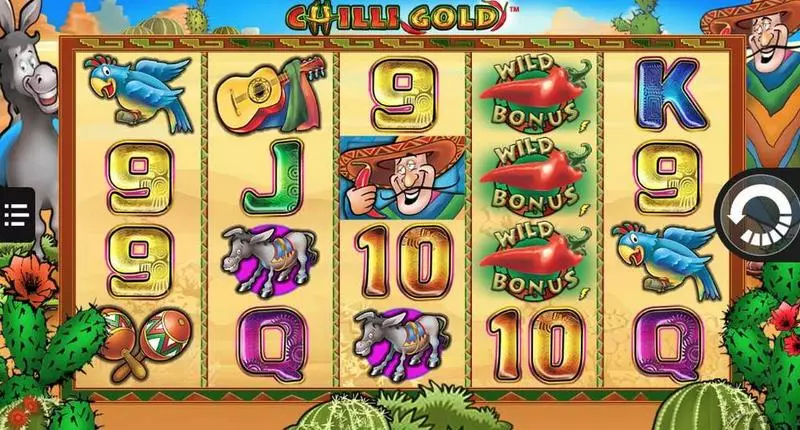 Chilly Gold Fun Slot Game made by NextGen Gaming with 5 Reel and 40 Line