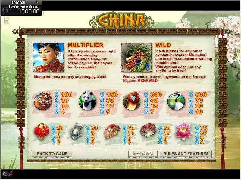 China MegaWild Fun Slot Game made by GamesOS with 5 Reel and 20 Line
