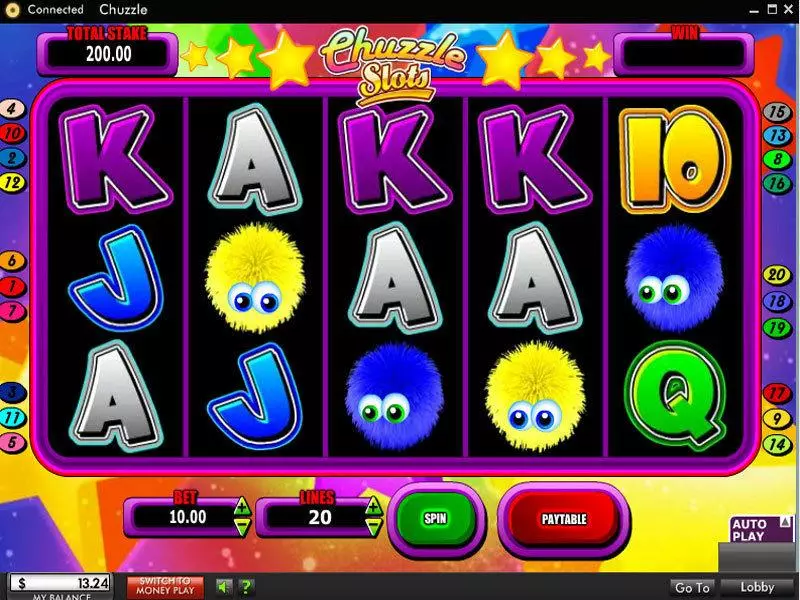 Chuzzle Fun Slot Game made by 888 with 5 Reel and 20 Line