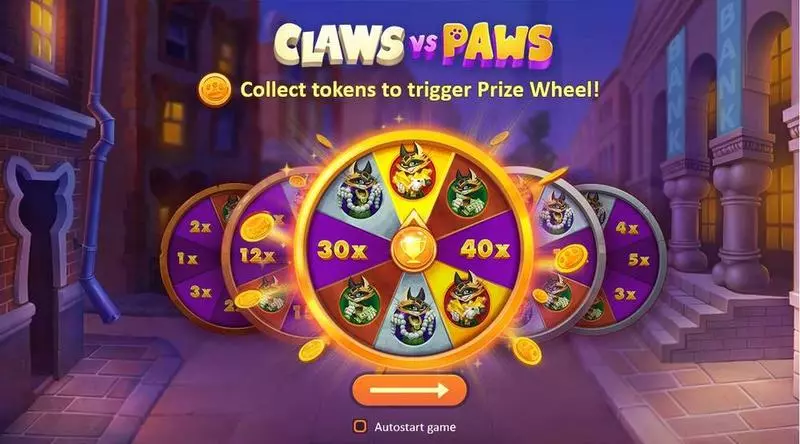 Claws vs Paws Fun Slot Game made by Playson with 5 Reel and 20 Line