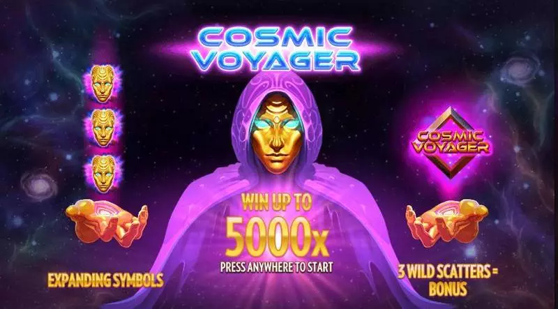 Cosmic Voyager Fun Slot Game made by Thunderkick with 5 Reel and 10 Line