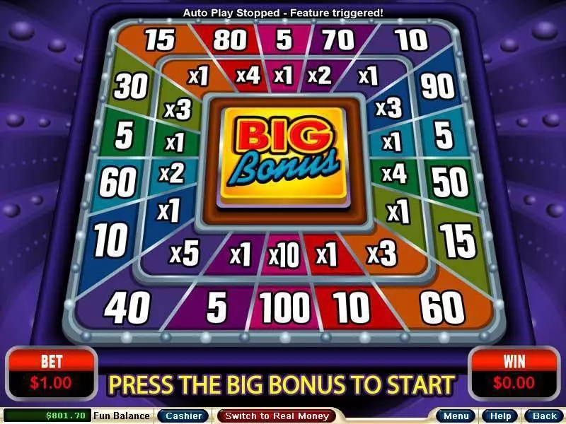 Crazy Vegas Fun Slot Game made by RTG with 5 Reel and 20 Line