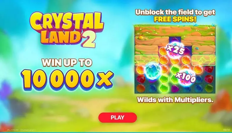 Crystal Land 2 Fun Slot Game made by Playson with 7 Reel 