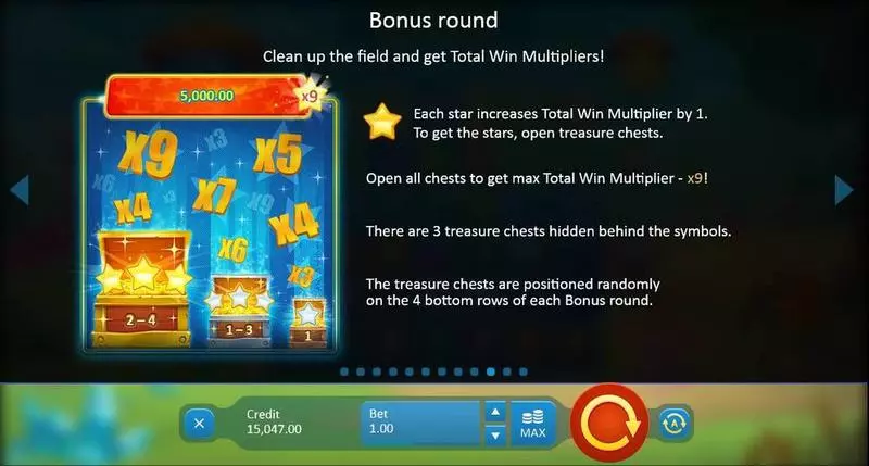 Crystal Land Fun Slot Game made by Playson with 7 Reel 