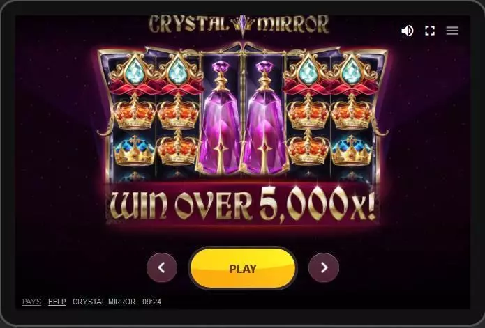 Crystal Mirror Fun Slot Game made by Red Tiger Gaming with 6 Reel and 20 Line