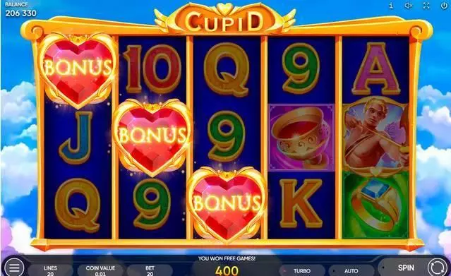 Cupid Fun Slot Game made by Endorphina with 5 Reel and 20 Line