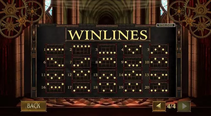 Da Vinci's Vault Fun Slot Game made by PlayTech with 5 Reel and 20 Line