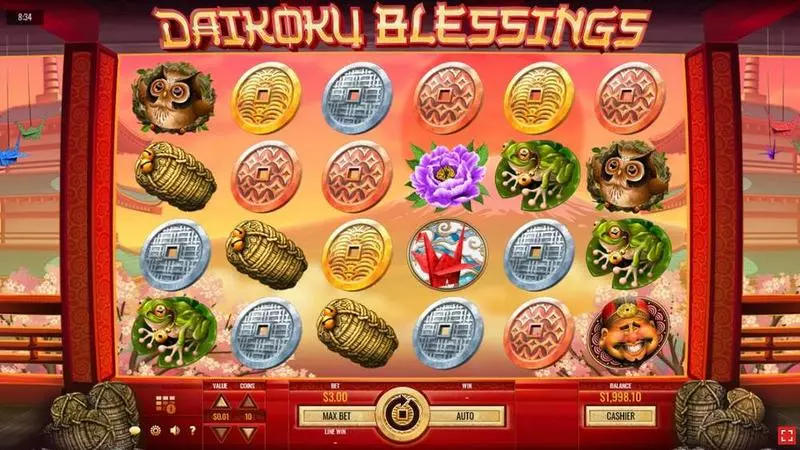 Daikoku Blessings Fun Slot Game made by Rival with 6 Reel and 4096 Line