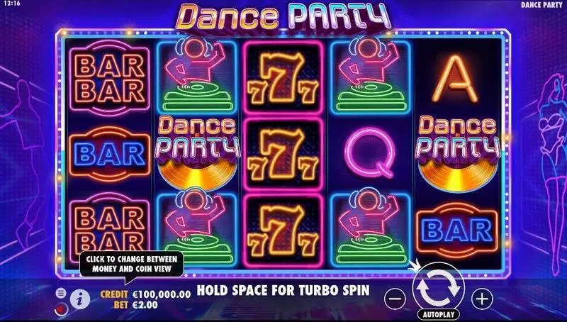Dance Party Fun Slot Game made by Pragmatic Play with 5 Reel and 243 Line