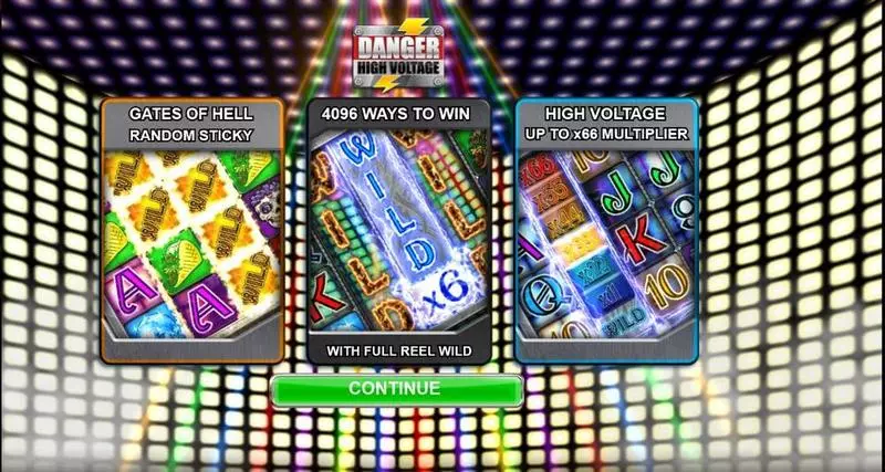 Danger High Voltage Fun Slot Game made by Big Time Gaming with 6 Reel and 4096 Line
