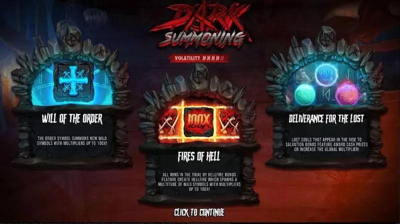 Dark Summoning Fun Slot Game made by Hacksaw Gaming with 5 Reel and 24 Line