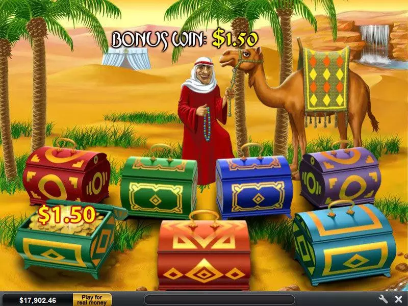 Desert Treasure II Fun Slot Game made by PlayTech with 5 Reel and 20 Line