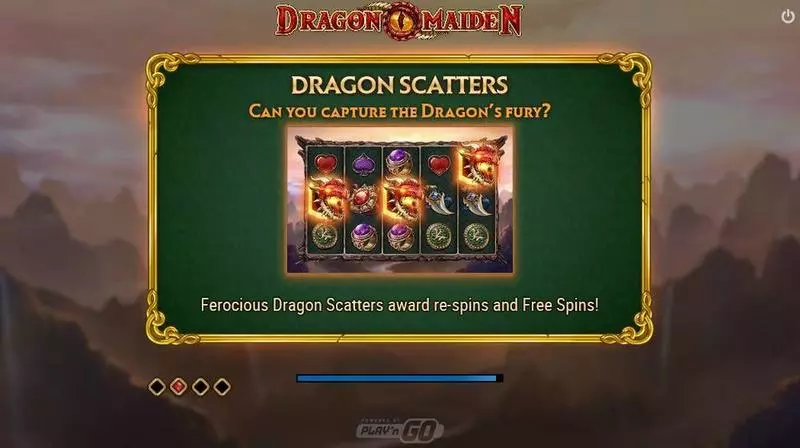 Dragon Maiden Fun Slot Game made by Play'n GO with 5 Reel and 243 Line