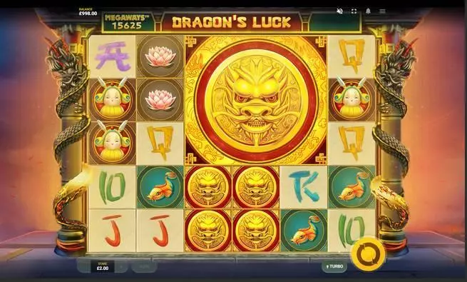 Dragon's Luck MegaWays Fun Slot Game made by Red Tiger Gaming with 6 Reel and 117649 Lines