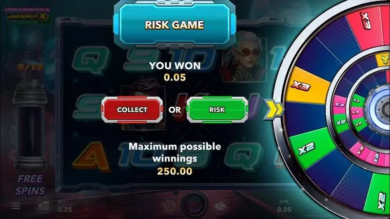 DREAMSHOCK: JACKPOT X Fun Slot Game made by Mascot Gaming with 5 Reel and 243 Line