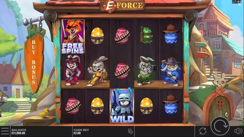 E-Force  Fun Slot Game made by Yggdrasil with 5 Reel and 243 Line