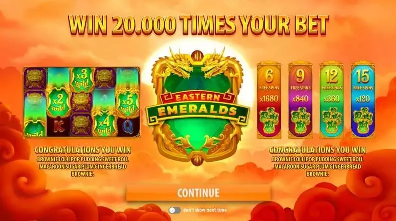Eastern Emeralds Fun Slot Game made by Quickspin with 5 Reel 