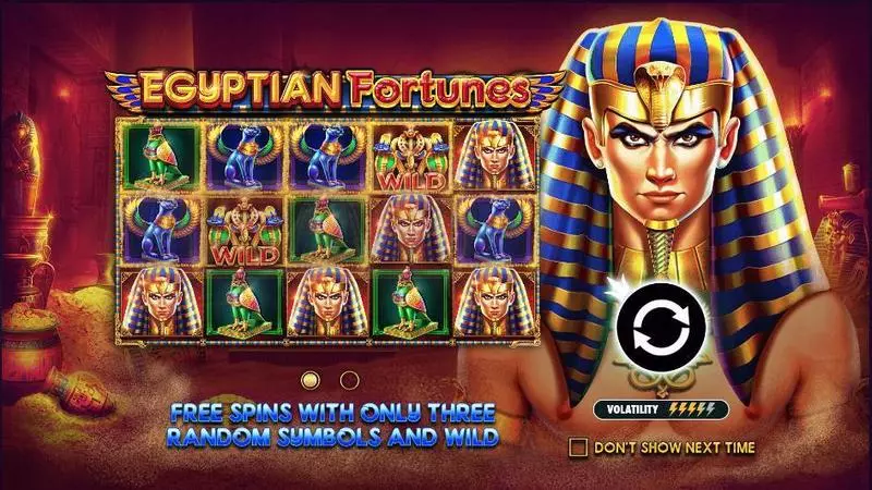 Egyptian Fortunes Fun Slot Game made by Pragmatic Play with 5 Reel and 20 Line