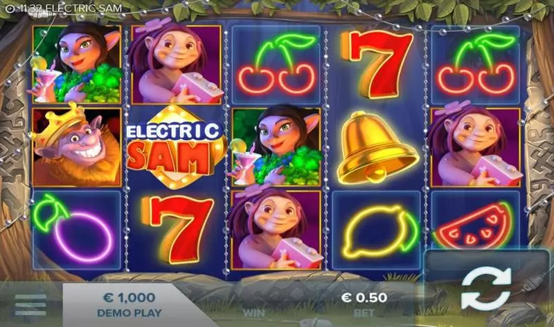 Electric Sam Fun Slot Game made by Elk Studios with 5 Reel and 243 Line