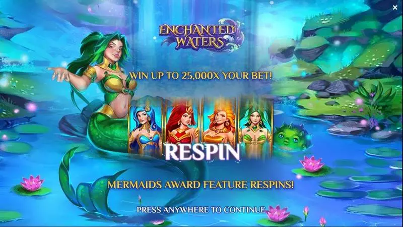 Enchanted Waters  Fun Slot Game made by Yggdrasil with 5 Reel 