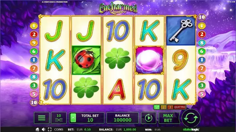Encharmed Quattro Fun Slot Game made by StakeLogic with 5 Reel and 5 Line